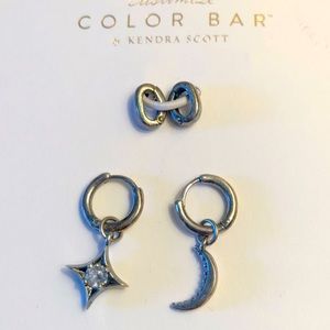 Kendra Scott Moon & Star Charm Earrings